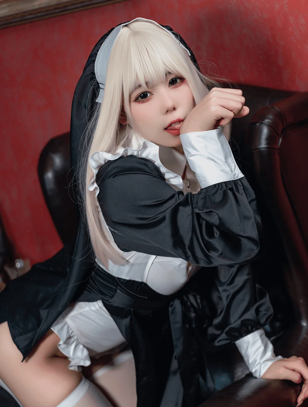 黏黏团子兔（咬一口兔娘） - Nun 修女 [49P-481MB]