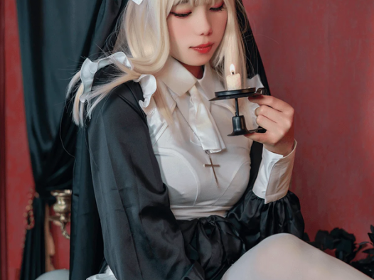 黏黏团子兔（咬一口兔娘） – Nun 修女 [49P-481MB]